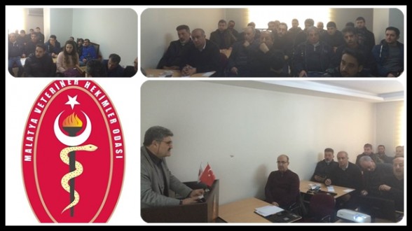 Malatya Veteriner Hekimler Odasında Reçete Uygulamalarıyla İlgili Eğitim Verildi.