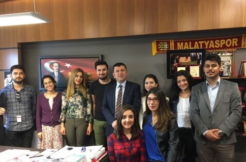 Malatyalı gençler Ağbaba’ya ziyaret etti
