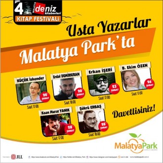 MALATYAPARK’TA YAZARLAR GEÇİDİ
