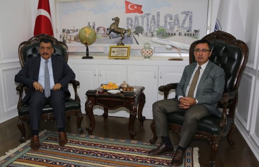 MASKİ Genel Müdürü Mumcu, Başkan Gürkan İle Bir Araya Geldi