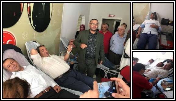 MHP Battalgaziden Kan Bağışı Kampanyası