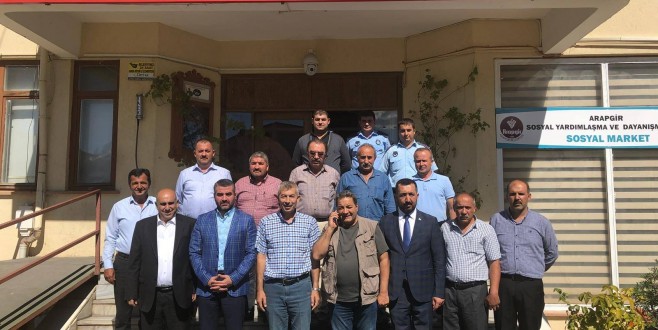 MHP'den Yerel Seçimler Öncesi Arapkir'e Çıkartma