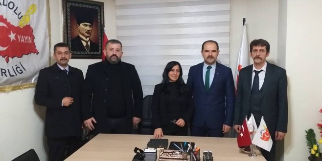 MHP Doğanşehir  Aday Adayından Abyb’ye Ziyaret