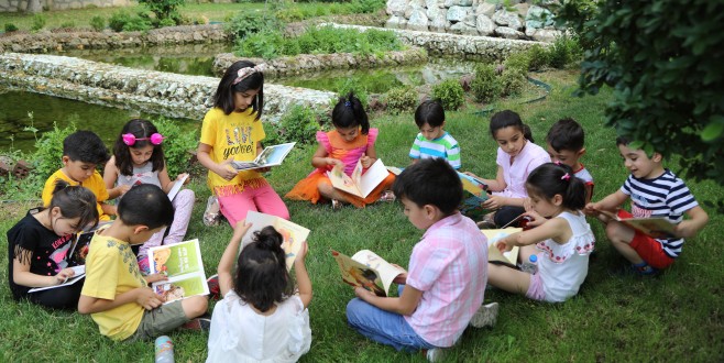 Millet Kıraathanesi Bu Kez Anaokulu Öğrencilerini Ağırladı