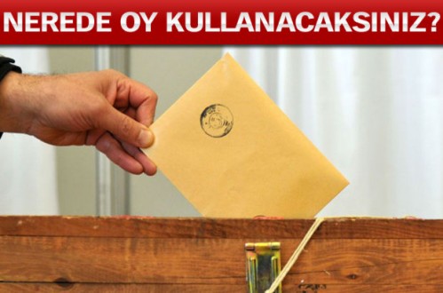 Nerede oy kullacağınızı öğrenin