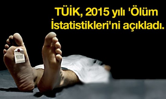 Ölüm sayısı 2015 yılında %3,6 arttı