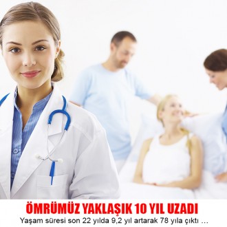 Ömrümüz Yaklaşık  10 Yıl Uzadı