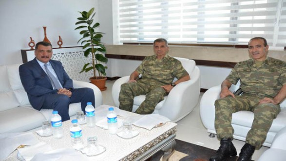 ORGENERAL MENDİ VE TÜMGENERAL AKTI, GÜRKAN’I ZİYARET ETTİ