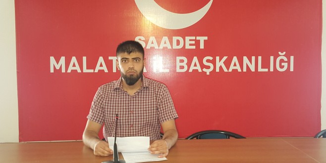 Saadet Partisi Gençlik Kollarından Kudüs Mitingi Açıklaması