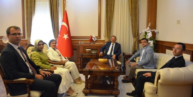 Tbmm Dilekçe Komisyon Başkanı Satır Vali Kabanı Ziyaret Etti