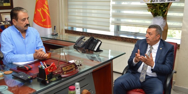Ticaret Borsası’ndan MESOB’a ziyaret