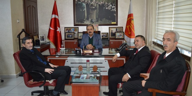 Türk-İş Heyetinden MESOB Başkanı Keskin’e Ziyaret