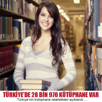 Türkiye’de 28 Bin 970 Kütüphane Var