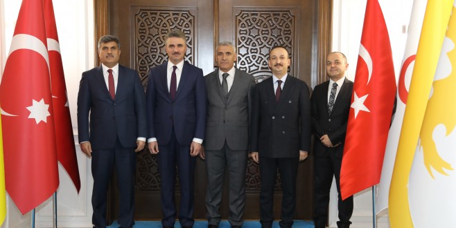 Vali Baruş, Başkan Güder’e Hayırlı Olsun Ziyaretinde Bulundu