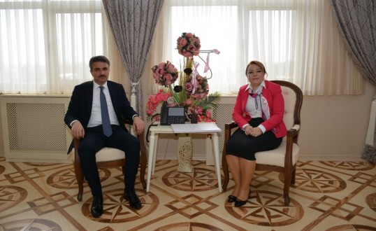 Vali Baruş, Rektör Prof. Dr. Karabulut’u Ziyaret Etti