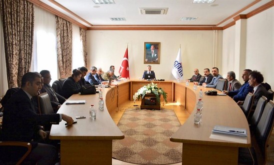 Vali Baruş Siyasi Parti Temsilcileri İle Seçim Güvenliği Toplantısı Gerçekleştirdi