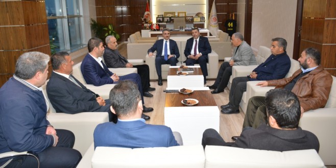 Vali Baruş, TSO ve Ticaret Borsası’na Ziyarette Bulundu