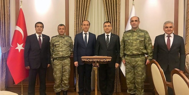 Vali Erin, Vali Toprak’ı Makamında Ziyaret Etti