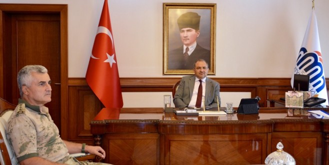Vali Kaban, Albay İnce’yi Kabul Etti