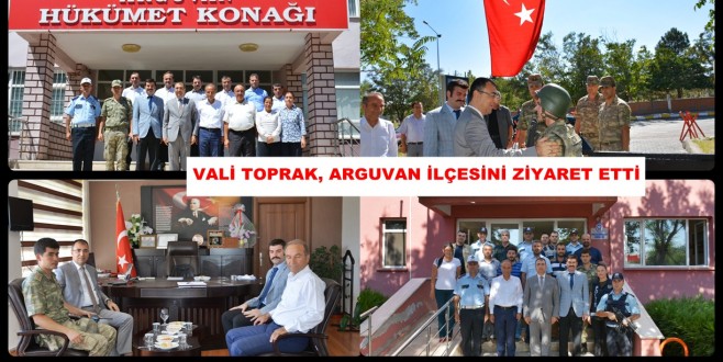 Vali Toprak, Arguvan İlçesini Ziyaret Etti