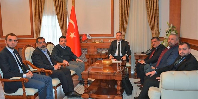 Vali Toprak, Başkan Gürkan Ve Panelistleri Makamında Kabul Etti