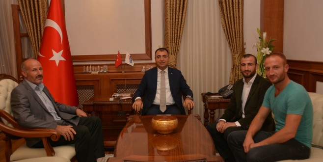 Vali Toprak Gazi Enes Gün’ü Makamında Kabul Etti