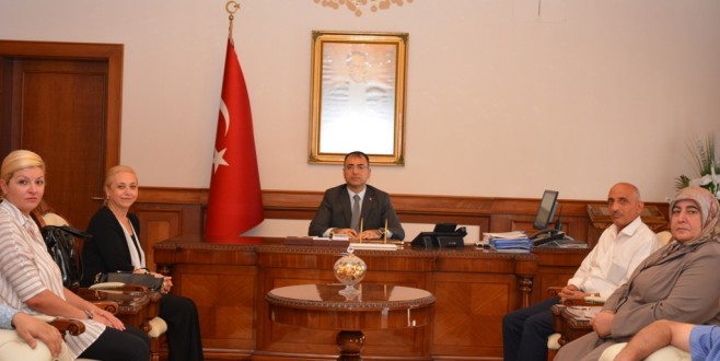 Vali Toprak, Himyaç-Der Genel Başkanı Budan’ı Kabul Etti