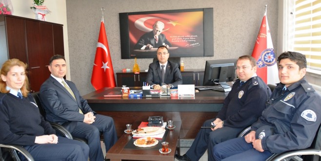 Vali Toprak, Yeşilyurt İlçe Emniyet Müdürlüğü'nü Ziyaret Etti