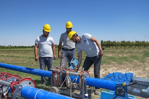 Yazıhan Kömüşhan’a Yeni İçmesuyu Hattı