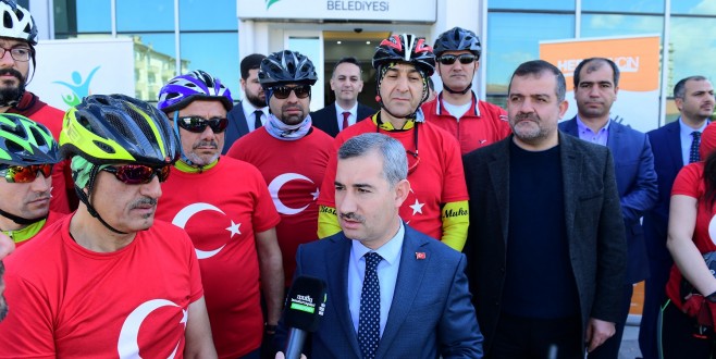 Yeşilyurt Belediyesi, ‘Çanakkale Şehitleri Anma’ Bisiklet Turu Düzenledi