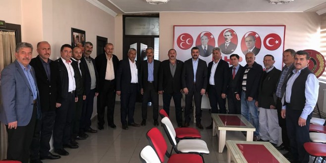 Yeşilyurt ve Yazıhan Muhtarları, Avşar’ı Ziyaret Etti