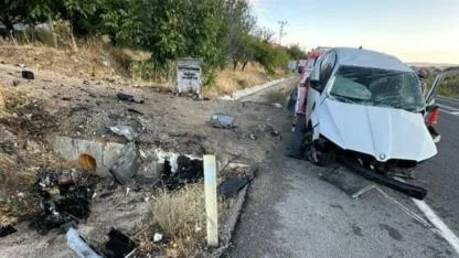 DARENDE’DE MEYDANA GELEN KAZADA 1 KİŞİ YARALANDI