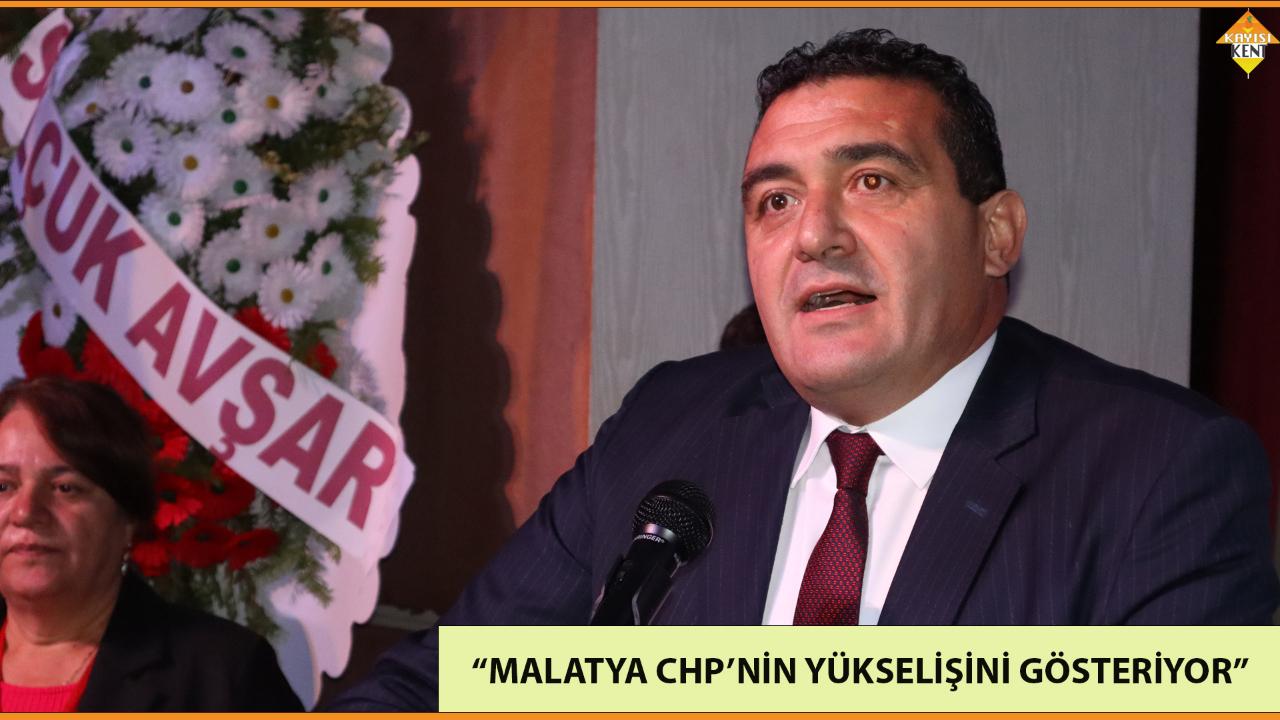 “MALATYA CHP’NİN YÜKSELİŞİNİ GÖSTERİYOR”