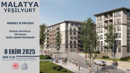 MALATYA’DA 535 KONUT İÇİN KURA ÇEKİMİ YAPILACAK