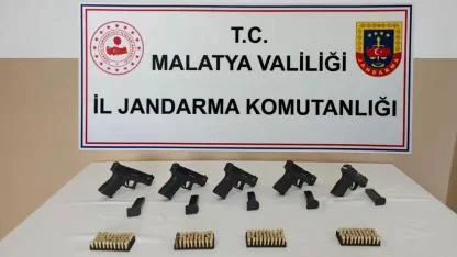 MALATYA’DA SİLAH KAÇAKÇILIĞI OPERASYONU YAPILDI