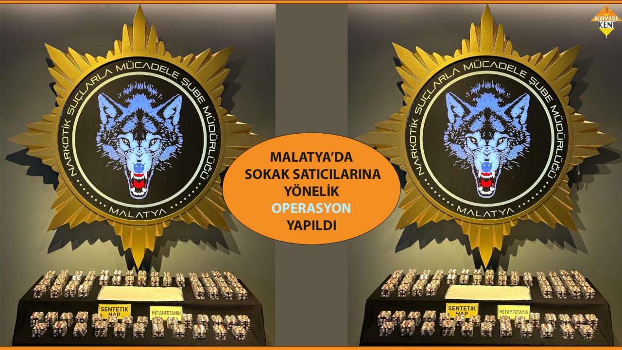 MALATYA’DA SOKAK SATICILARINA YÖNELİK OPERASYON YAPILDI