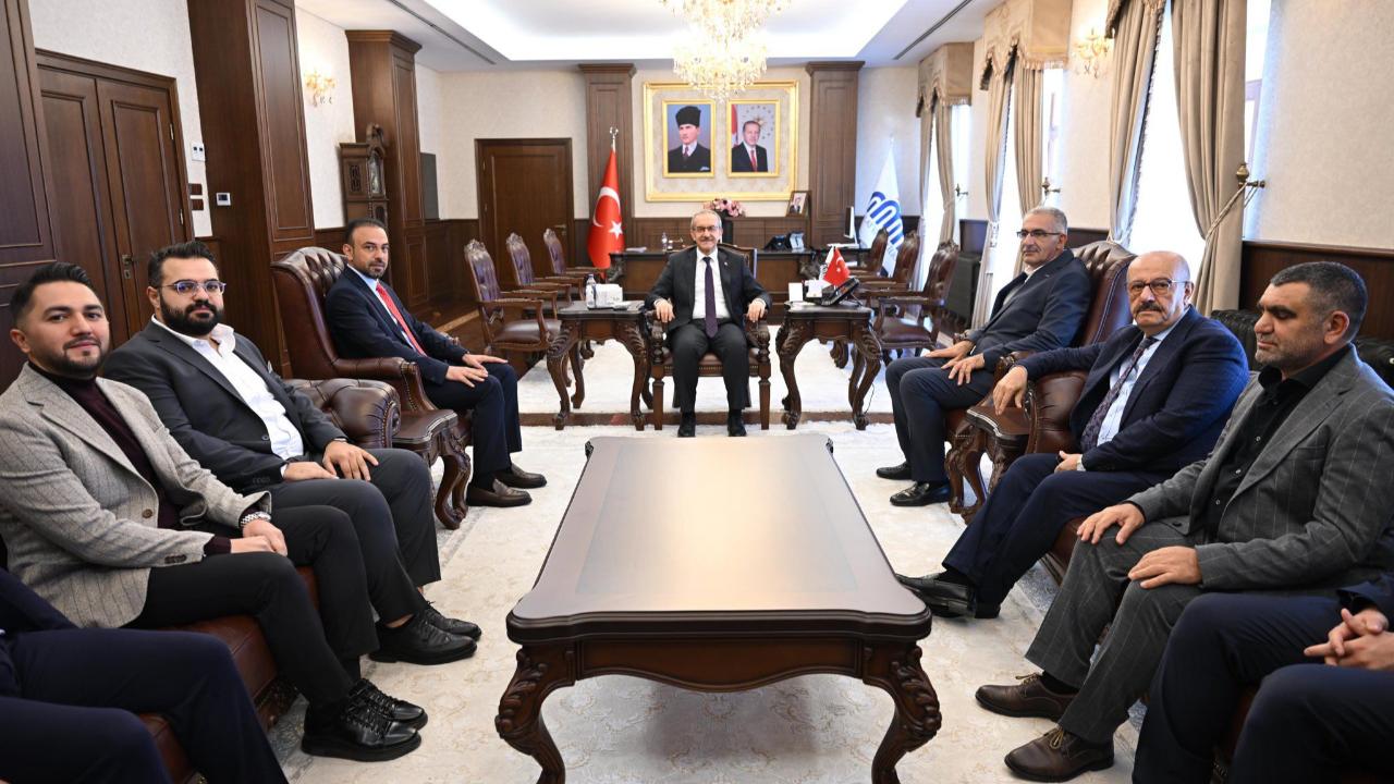 VALİ YAVUZ, MÜSİAD HEYETİYLE GÖRÜŞTÜ