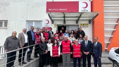 KIZILAY MALATYA ŞUBESİ, EĞİTİM NEFERLERİNİ AĞIRLADI