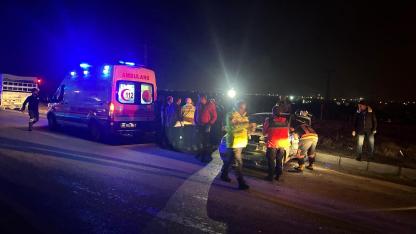 MALATYA–SİVAS KARAYOLU’NDA İKİ ARAÇ ÇARPIŞTI