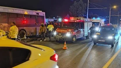 YİMPAŞ KAVŞAĞINDA FECİ KAZA YAŞANDI