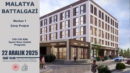 BATTALGAZİ’DE İŞ YERİ VE KONUTLAR İÇİN KURA ÇEKİMİ YAPILACAK