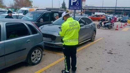 ENGELLİ PARK ALANLARI DENETLENDİ