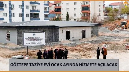 GÖZTEPE TAZİYE EVİ OCAK AYINDA HİZMETE AÇILACAK
