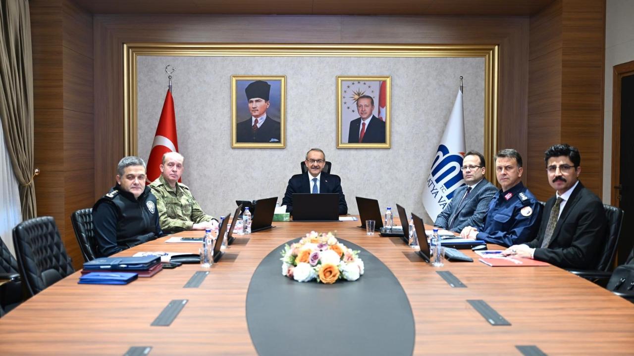 İL GÜVENLİK ASAYİŞ VE KOORDİNASYON TOPLANTISI YAPILDI