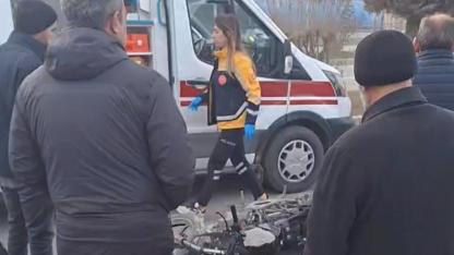 MALATYA’DA OTOMOBİL İLE MOTOSİKLET ÇARPIŞTI
