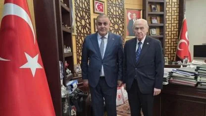 MHP MALATYA İL BAŞKANI GÖK, BAHÇELİ’Yİ ZİYARET ETTİ