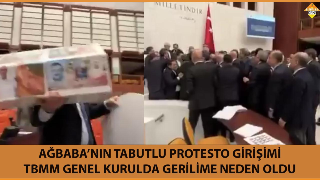 AĞBABA’NIN TABUTLU PROTESTO GİRİŞİMİ GENEL KURULDA GERİLİME NEDEN OLDU