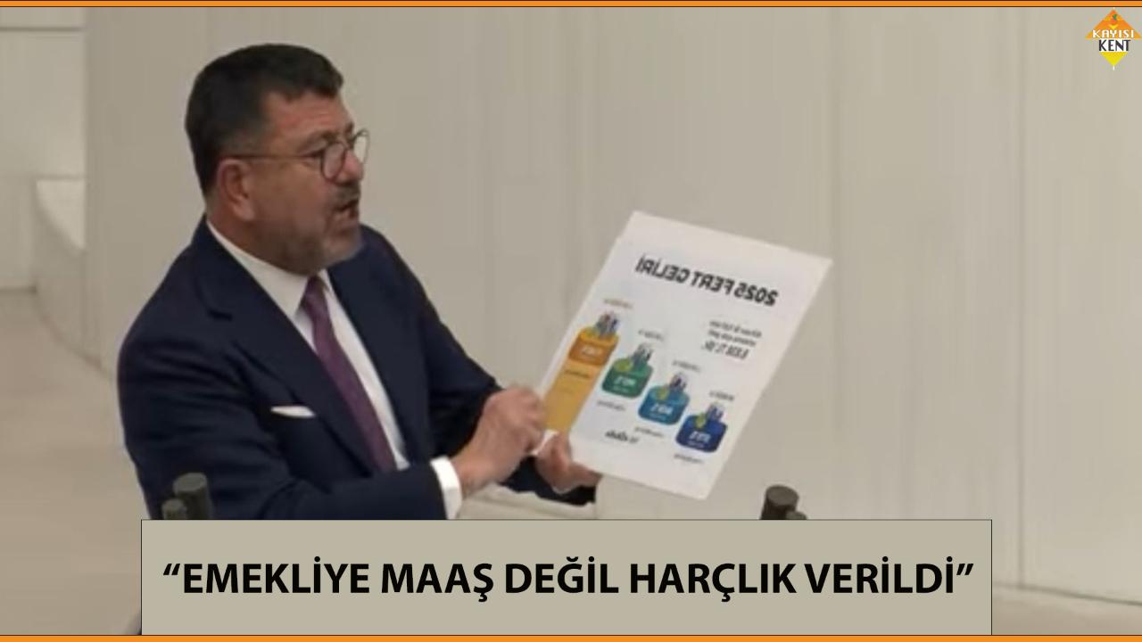 “EMEKLİYE MAAŞ DEĞİL HARÇLIK VERİLDİ”