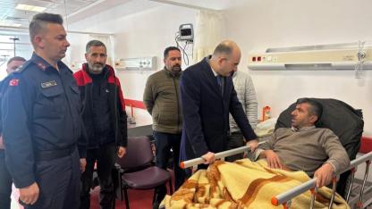 GÖVDELİ MUHTARI TRAFİK KAZASINDA YARALANDI