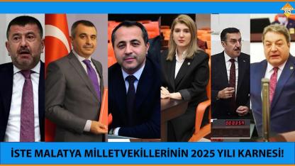 İSTE MALATYA MİLLETVEKİLLERİNİN 2025 YILI KARNESİ!